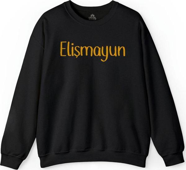 Elişmayun İlişmeyin Karışmayın Karadeniz Baskılı Sweatshirt - Image 1