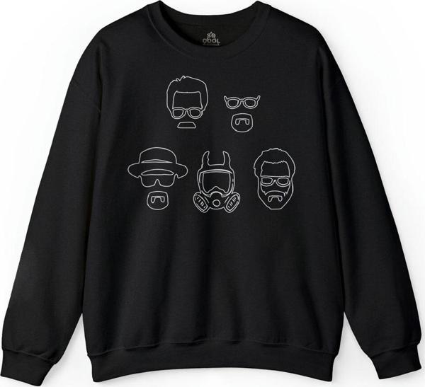 Breaking Bad Heisenberg Br Ba Brom Baryum Baskılı Sweatshirt PSW01S-1158 - Image 1
