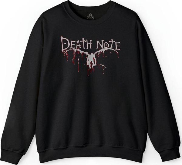 Death Note Oyun Ölüm Notu Baskılı Sweatshirt - Image 1
