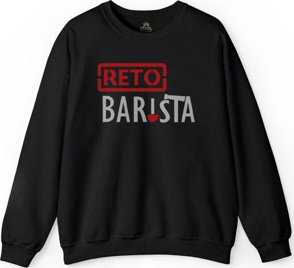 The Reto Barista Coffee Kahve Espresso Baskılı Sweatshirt - Image 1
