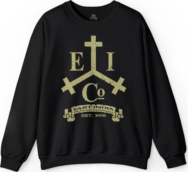 East India Trading Company Captain Jack Sparrow Baskılı Sweatshirt - Image 1