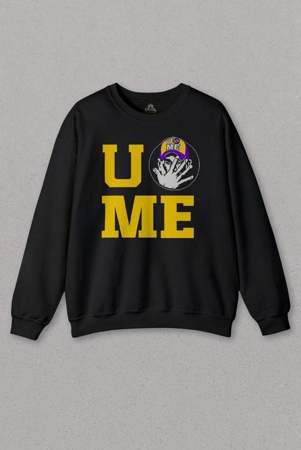 Unisex Sweatshirt John Cena You Me Never Give Up Cenation Asla Pes Etme Baskılı Sweat PSW01S-1386 - Image 1