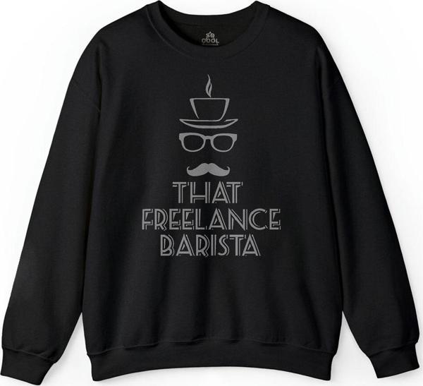 The Barista That Freelance Coffee Espresso Baskılı Sweatshirt - Image 1