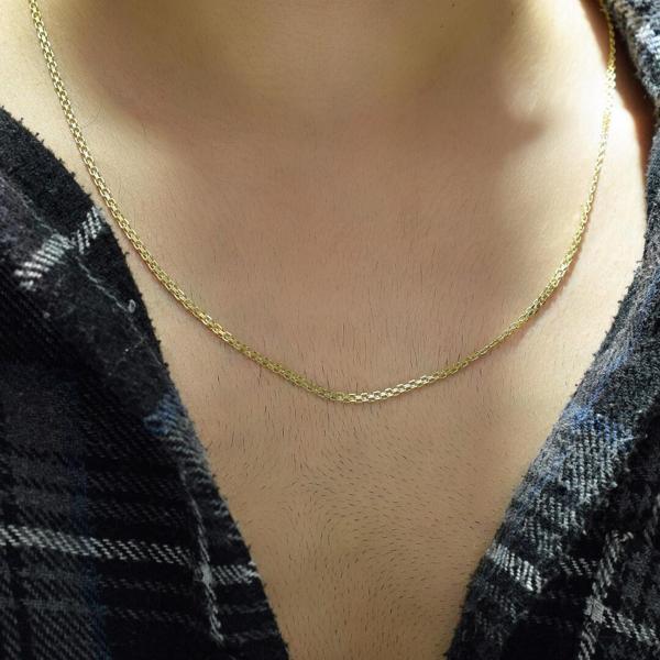 14 Ayar Altın Erkek Zincir Kolye - Image 1