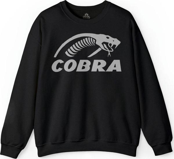 Kral Kara Kobra Yılan King Black Snake Cobra Baskılı Sweatshirt PSW01S-1213 - Image 1