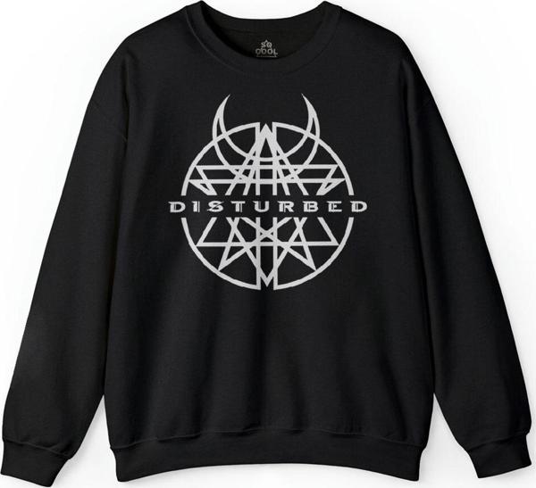 Disturbed Metal Rock Bond Baskılı Sweatshirt PSW01S-1221 - Image 1