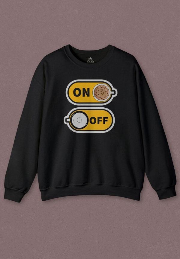 Unisex Sweatshirt Kahve On Off Coffee Baskılı Sweat - Image 1