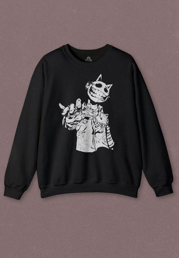 Unisex Sweatshirt Jester J Smile Venom Gothic Maske Mask Sokak Baskılı Sweat - Image 1
