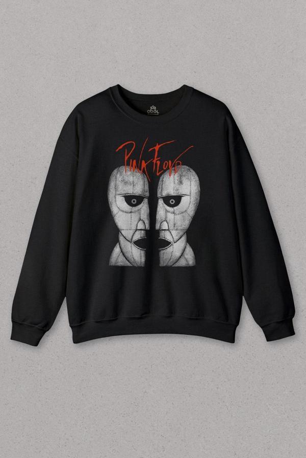 Unisex Sweatshirt Pink Floyd The Division Bell Rock 70S 80S Gilmore Waters Baskılı Sweat - Image 1