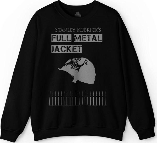 Full Metal Jacket Stanley Kubricks New Fma Baskılı Sweatshirt PSW01S-1291 - Image 1