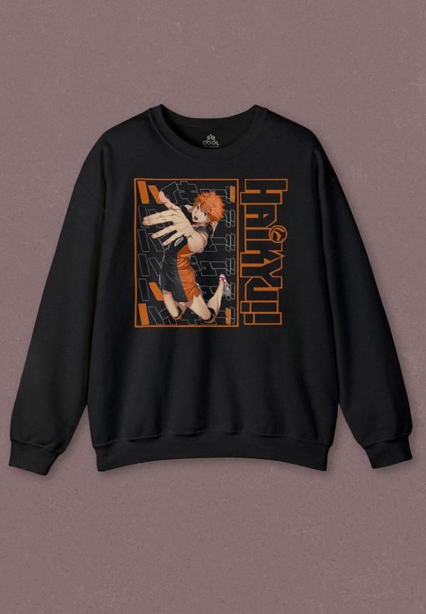 Unisex Sweatshirt Haikyuu Fly Anime Baskılı Sweat - Image 1