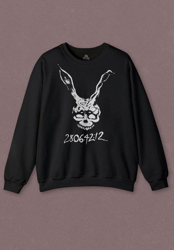 Unisex Sweatshirt Donnie Darko Beyaz Tavşan Film Movie Dark Baskılı Sweat - Image 1