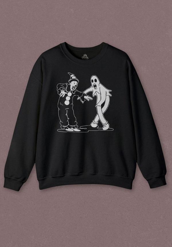 Unisex Sweatshirt Ghostmane Music Dans Müzik Palyaço Hayalet Baskılı Sweat - Image 1