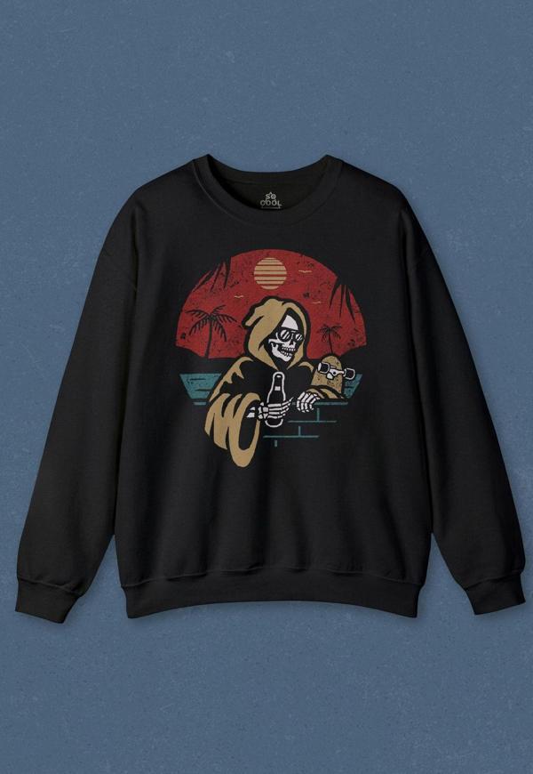 Unisex Sweatshirt Dont Kill My Vibe Funny Eğlenceli Baskılı Sweat - Image 1