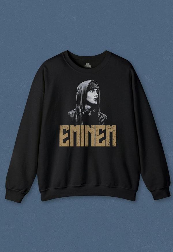 Unisex Sweatshirt Eminem Rap Hiphop 8 Mile Shady Baskılı Sweat - Image 1