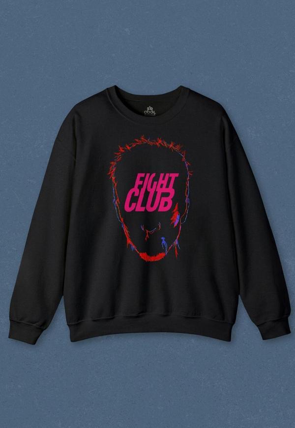 Unisex Sweatshirt Fight Club Film Tyler Durden Baskılı Sweat - Image 1