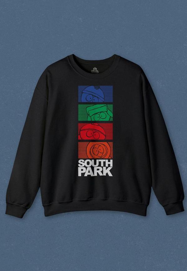 Unisex Sweatshirt South Park Kenny Cartman Kyle Stan Dizi Film Baskılı Sweat PSW01S-4143 - Image 1