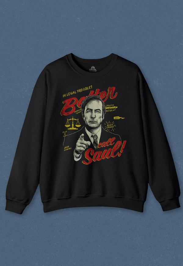 Unisex Sweatshirt Better Call Soul Breaking Bad Dizi Film Baskılı Sweat - Image 1