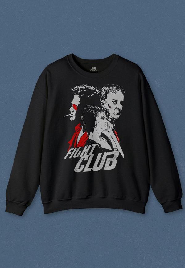Unisex Sweatshirt Fight Club Film Marla Tyler Durden Baskılı Sweat - Image 1