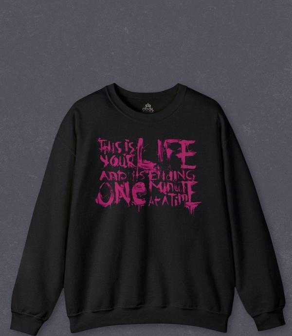 Unisex Sweatshirt Fight Club This Is Your Life Tyler Durden Dövüş Kulübü Baskılı Sweat - Image 1