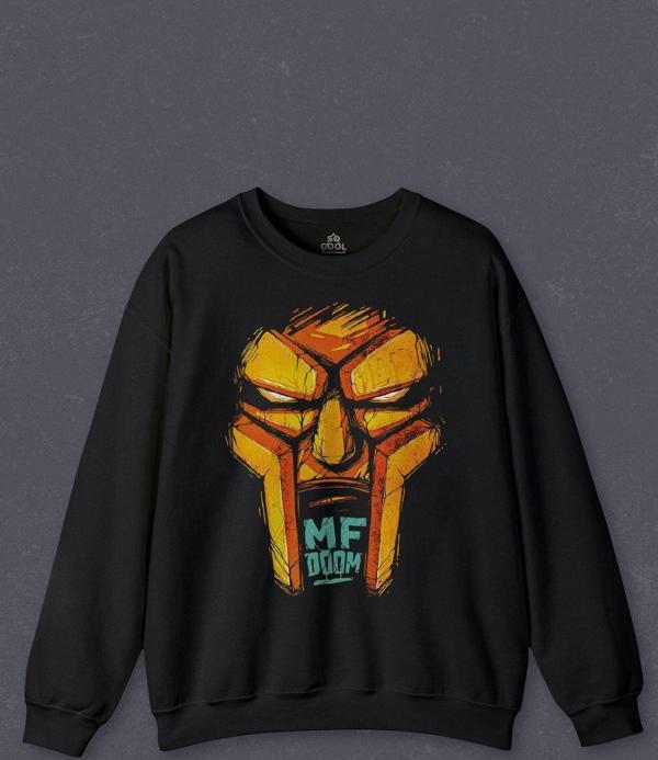 Unisex Sweatshirt Mf Doom Hip Hop Doomsday J Dilla Rap Baskılı Sweat - Image 1