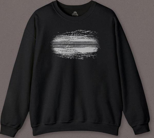 Eat Sleep Drift Repeat Race Drive Drift Siyah Baskılı Sweatshirt - Image 1