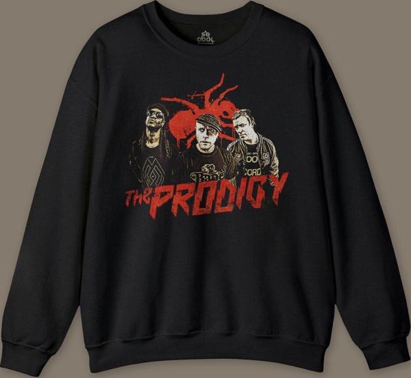 The Prodigy Flint Müzik Karınca Music Electronic Dance  Logo Baskılı Sweatshirt - Image 1