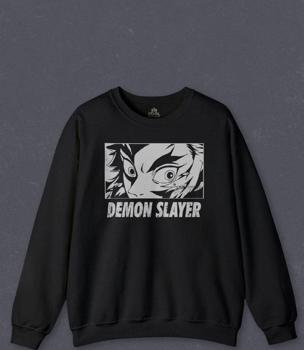 Unisex Sweatshirt Demon Slayer Anime Baskılı Sweat - Image 1