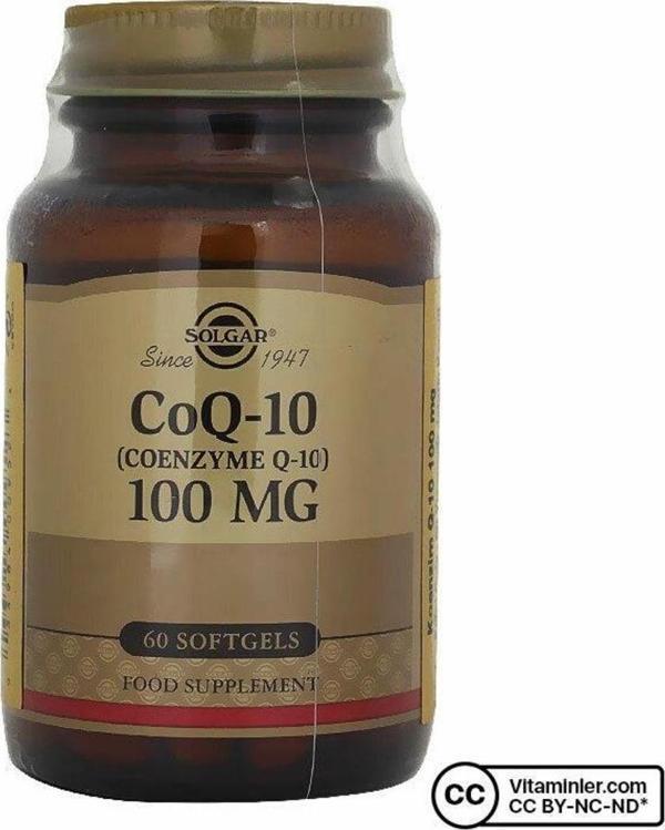 Coenzyme Q-10 100 Mg 60 Softgel - Image 1