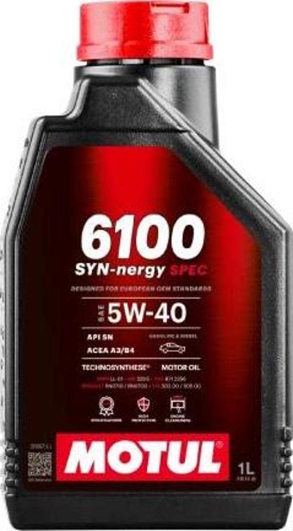MOTUL 6100 SYN-NERGY SPEC 5W-40 1L - Image 1