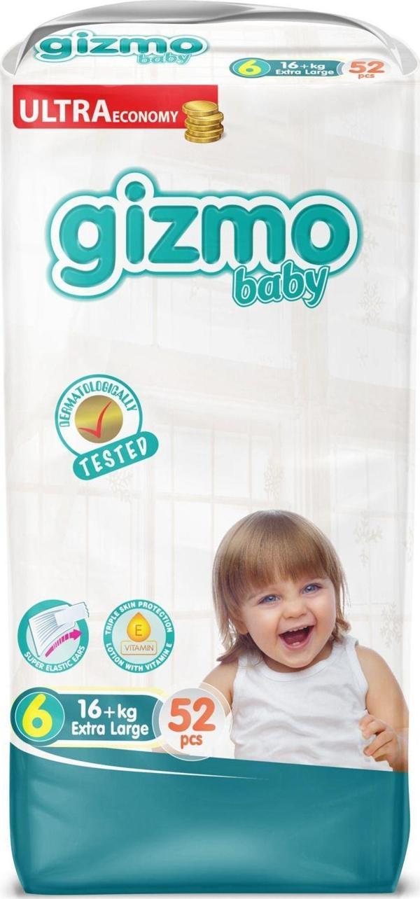 Gizmo Ultra Ekstra Large (16 Kg +6) Bebek Bezi 52 Li - Image 1