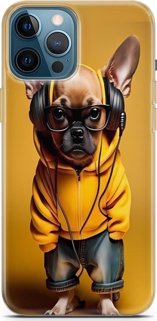 Miraksesuar iPhone 12 Pro Max Uyumlu Kılıf Yapayzeka 19 DJ Bulldog Tam Koruma Kılıf - Image 1