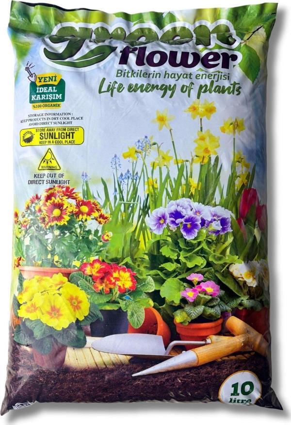 Organik ve Besleyici Saksı Toprağı Torf 10 Litre - Image 1
