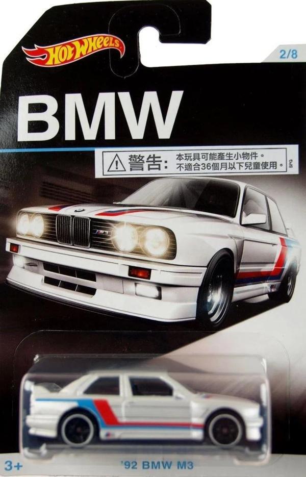 Hot Wheels Özel BMW Serisi Beyaz 92 BMW M3 2/8 Araba - Image 1