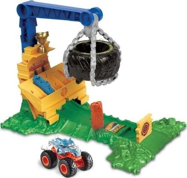Hot Wheels Rhinomit Scale Rhinomit ve 2 Ezilmiş Araba - Image 1