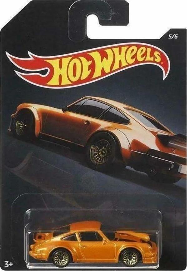 Hot Wheels Turuncu Porsche Pres Döküm Model Araba - Image 1