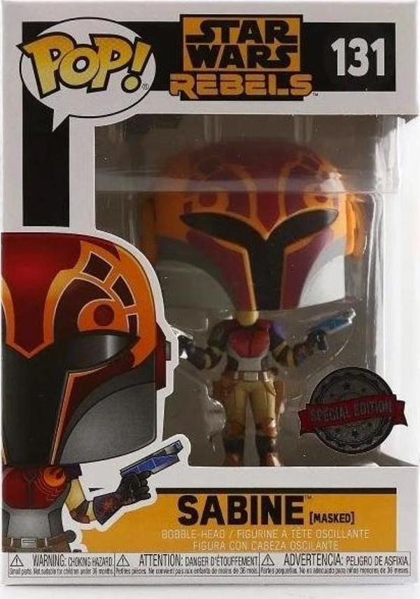 Funko 131 Star Wars Sabine Maskeli Özel Rebels Figür - Image 1