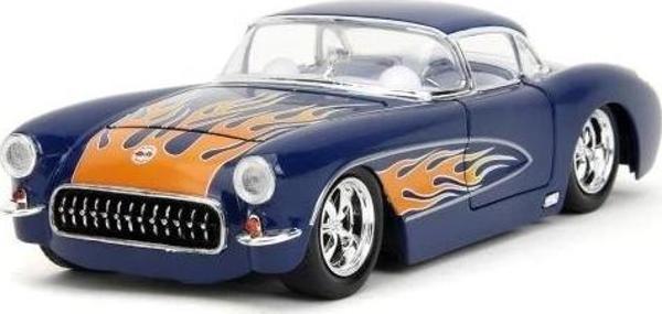 Jada Toys 1:24 1957 Chevrolet Corvette Döküm Araba - Image 1