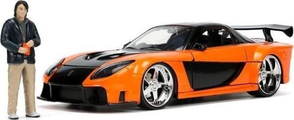 Jada Toys Hızlı ve Öfkeli 1:24 1995 Mazda RX-7 Geniş Gövdeli Döküm Araba - Image 1