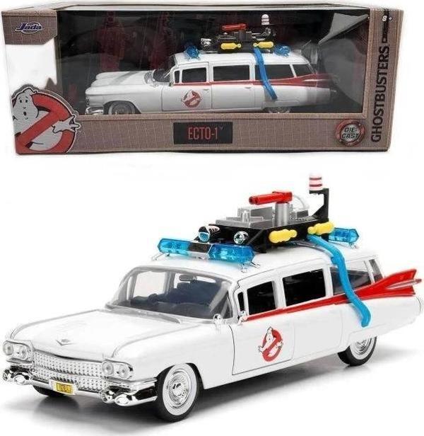 Jada Toys Hollywood Rides: Hayalet Avcıları ECTO-1 Model Araba - Image 1