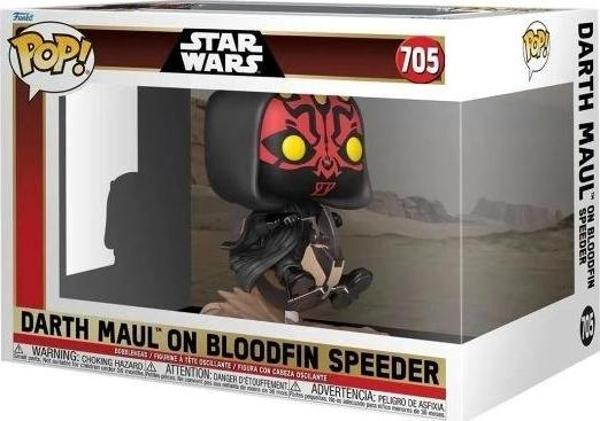 Funko Pop! Rides Deluxe:  Darth Maul on Bloodfin Speeder Figürü - Image 1