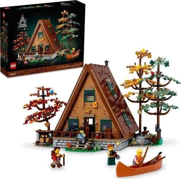 LEGO Ideas A-Frame Kabin Koleksiyonluk Sergi Seti 21338 - Image 1