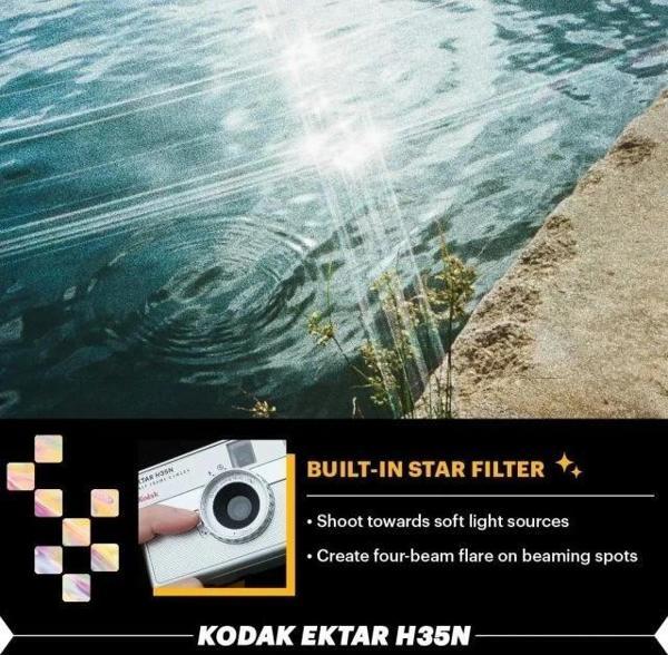 KODAK Ektar H35N Half Frame Fotoğraf Makinesi  Pembe Tekli - Image 1