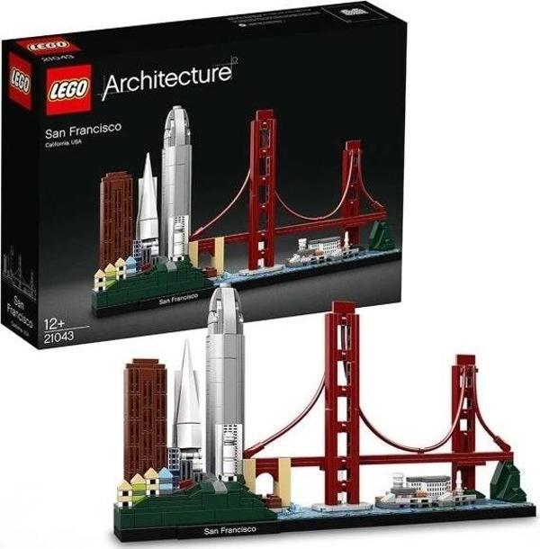 LEGO Architecture Skyline Koleksiyonu 21043 San Francisco Yapı Seti Multi - Image 1