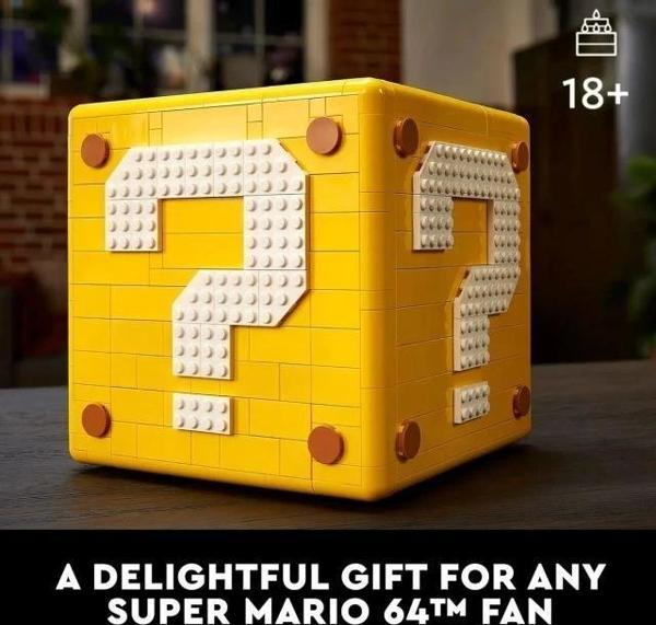 LEGO Super Mario 64 Soru İşareti Bloğu 71395 Açılması Kolay Paketleme - Image 1