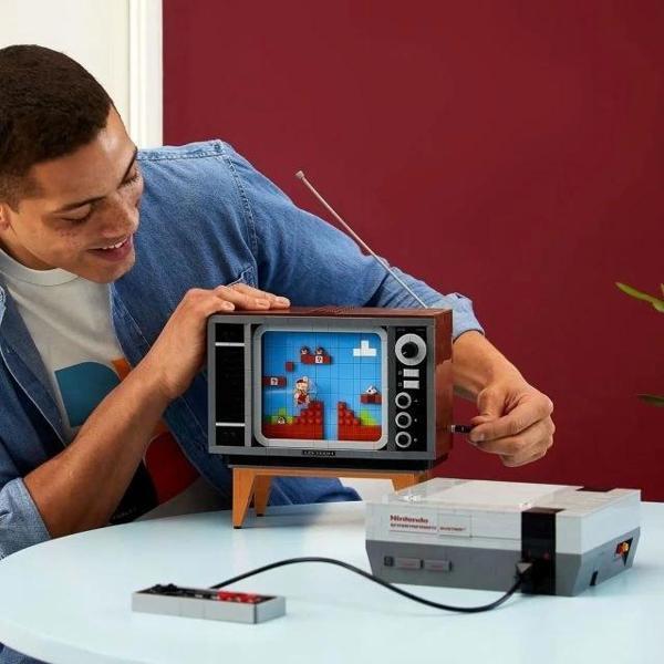 LEGO Super Mario Nintendo Eğlence Sistemi 71374 Yapı Seti Açılması Kolay Paketleme - Image 1
