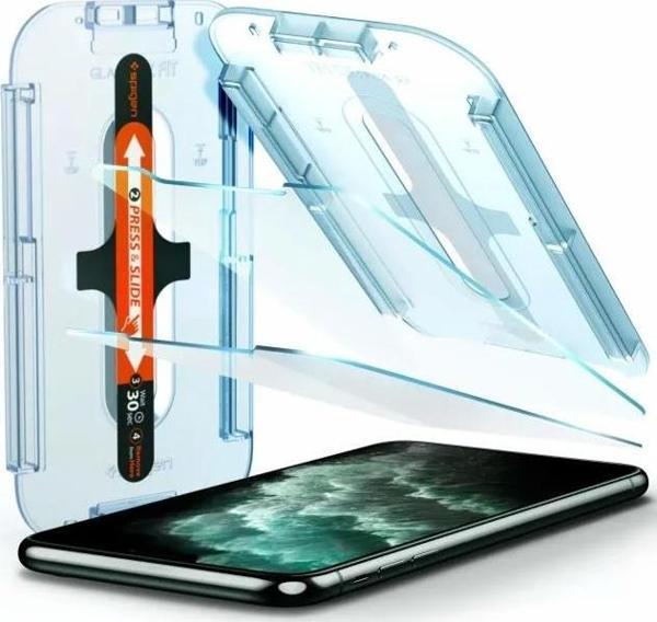 Spigen Tempered Cam Ekran Koruyucu iPhone 11 Pro Max/ Xs Max - Image 1