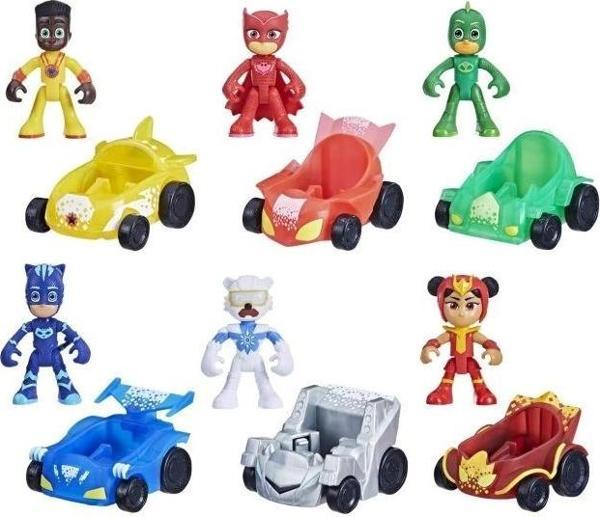 PJ Masks Power Heroes Racer Koleksiyonu 6 Figürlü Oyuncak - Image 1