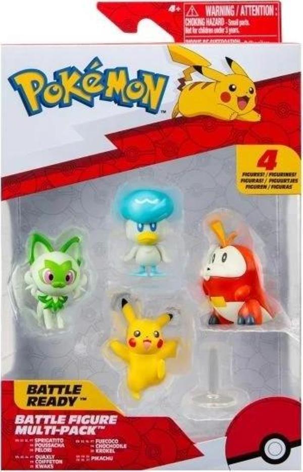 Pokemon Paldea Savaş Figürü 4 Paketi - Image 1