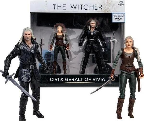 McFarlane The Witcher Netflix Geralt and Ciri Figür - Image 1